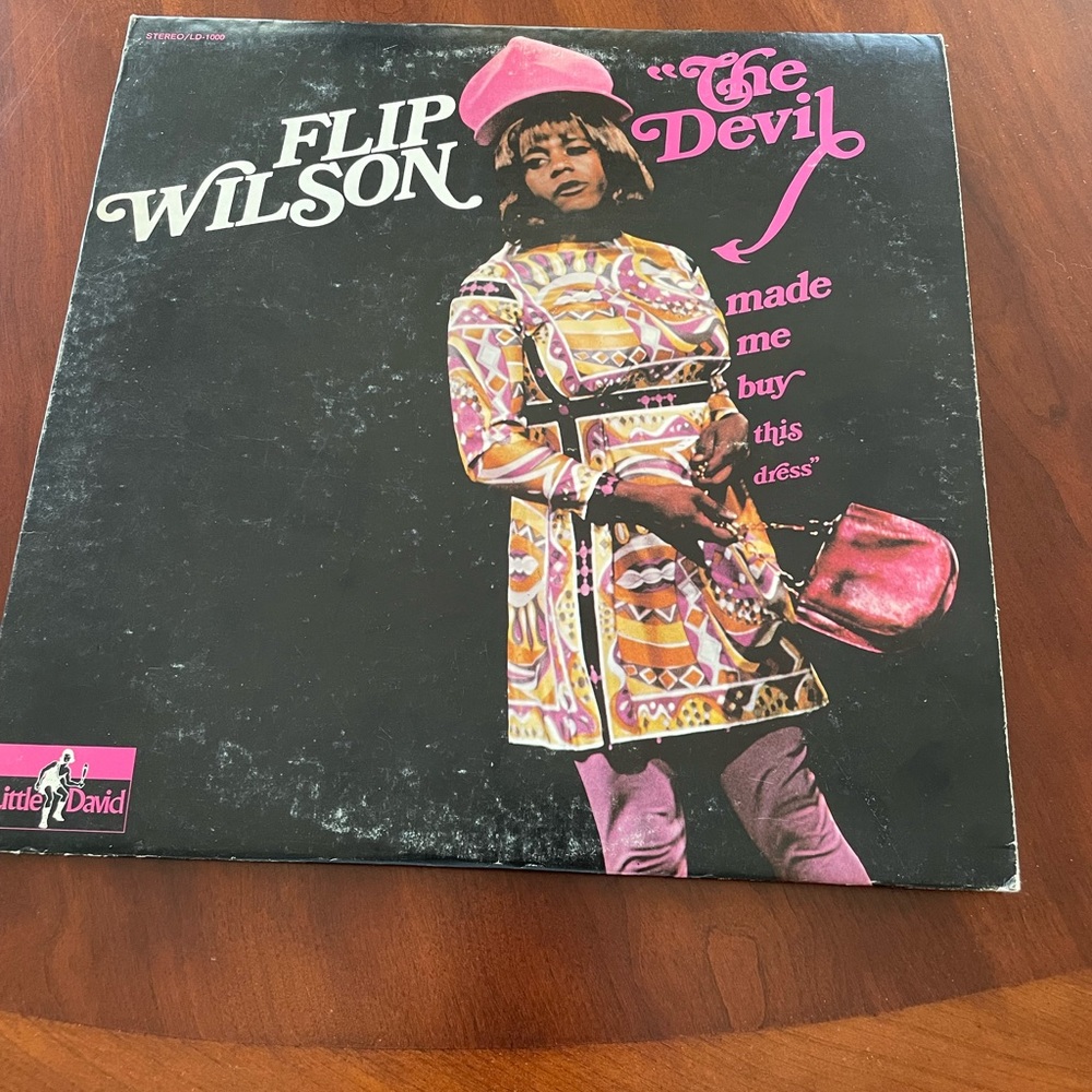 Vintage Flip Wilson – The Devil Made Me Do It! Buy Vintage Vinyl Comedy Record